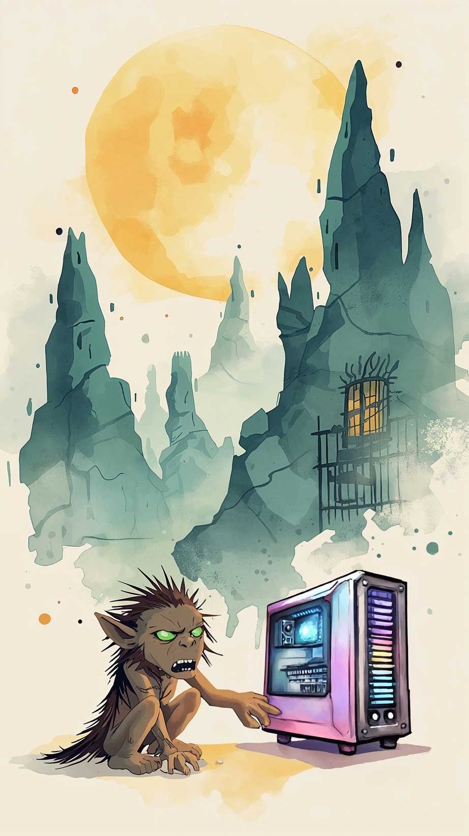 Cover für Gedicht/Song "Trolllied"